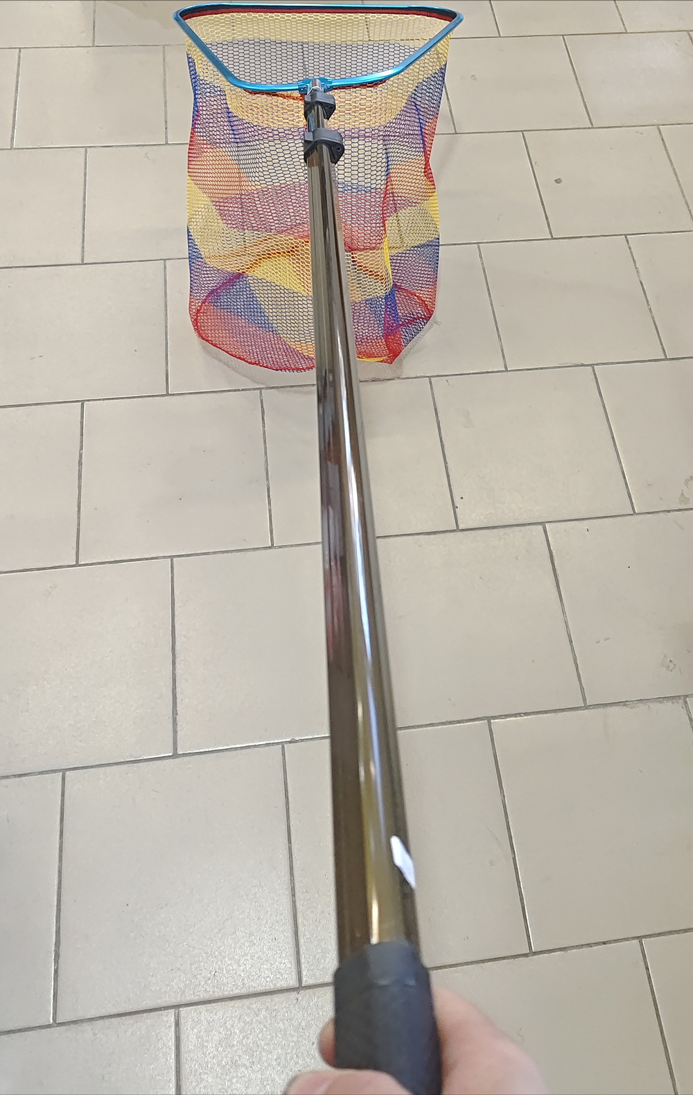 Подсак для ловли рыбы телескопический ручка 3м