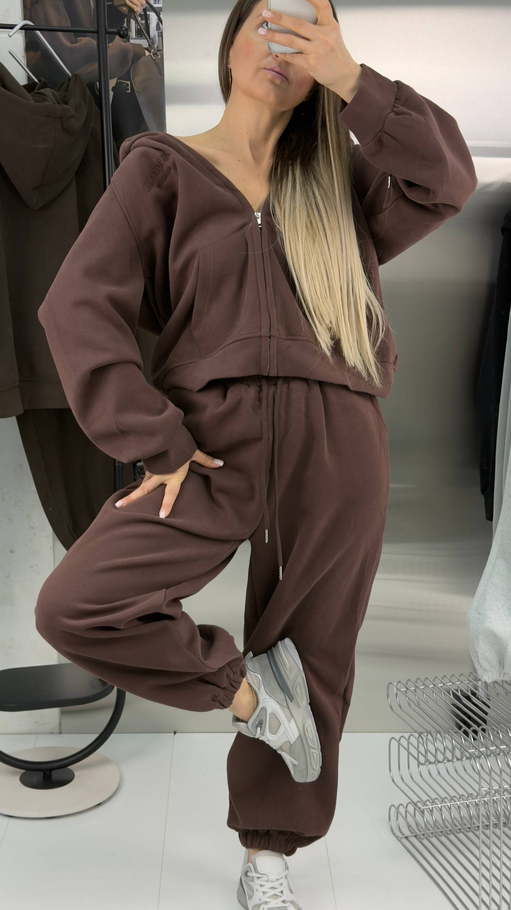 Костюм женский арт. 892 цвет "коричневый"