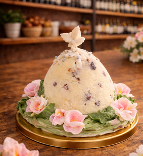 Творожная Пасха с венком из зефира 200 г