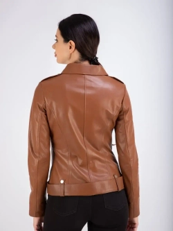 Косуха кожаная куртка женская Турция