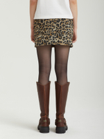 Юбка Denim Leopard Mini