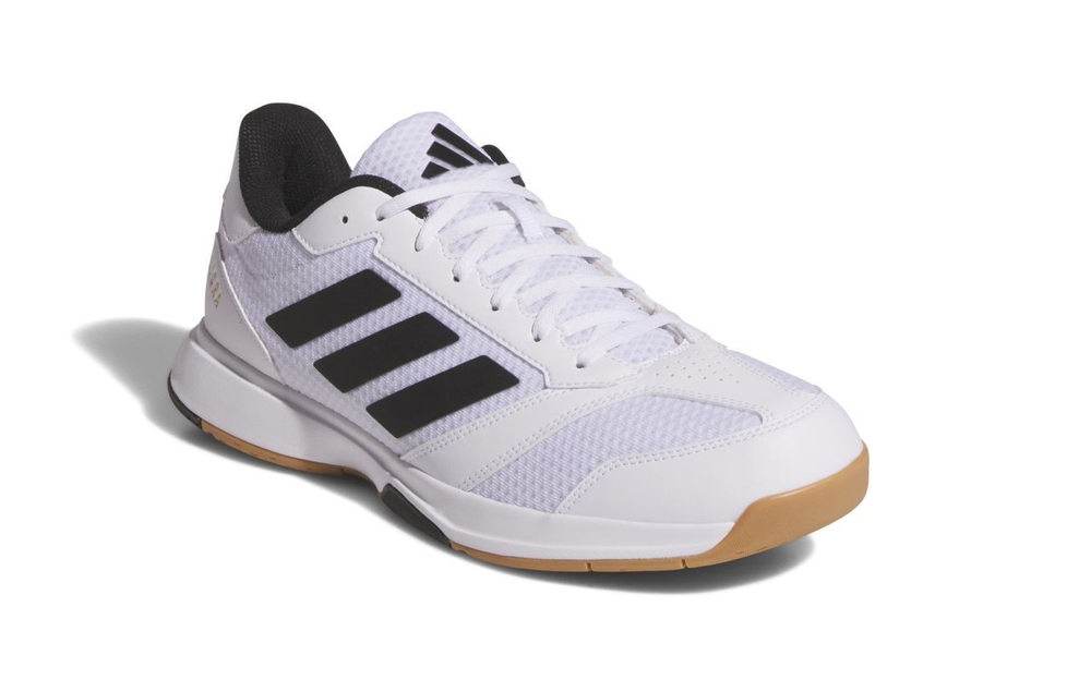 Мужские кроссовки для бадминтона/сквоша Adidas Ligra 8 M - cloud white/core black/cloud white