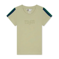 Футболка для девочки Roland Garros Color Lines - green