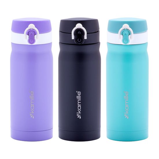 Термос-бутылка 360 мл. из нержавеющей стали Kamille KM-2005