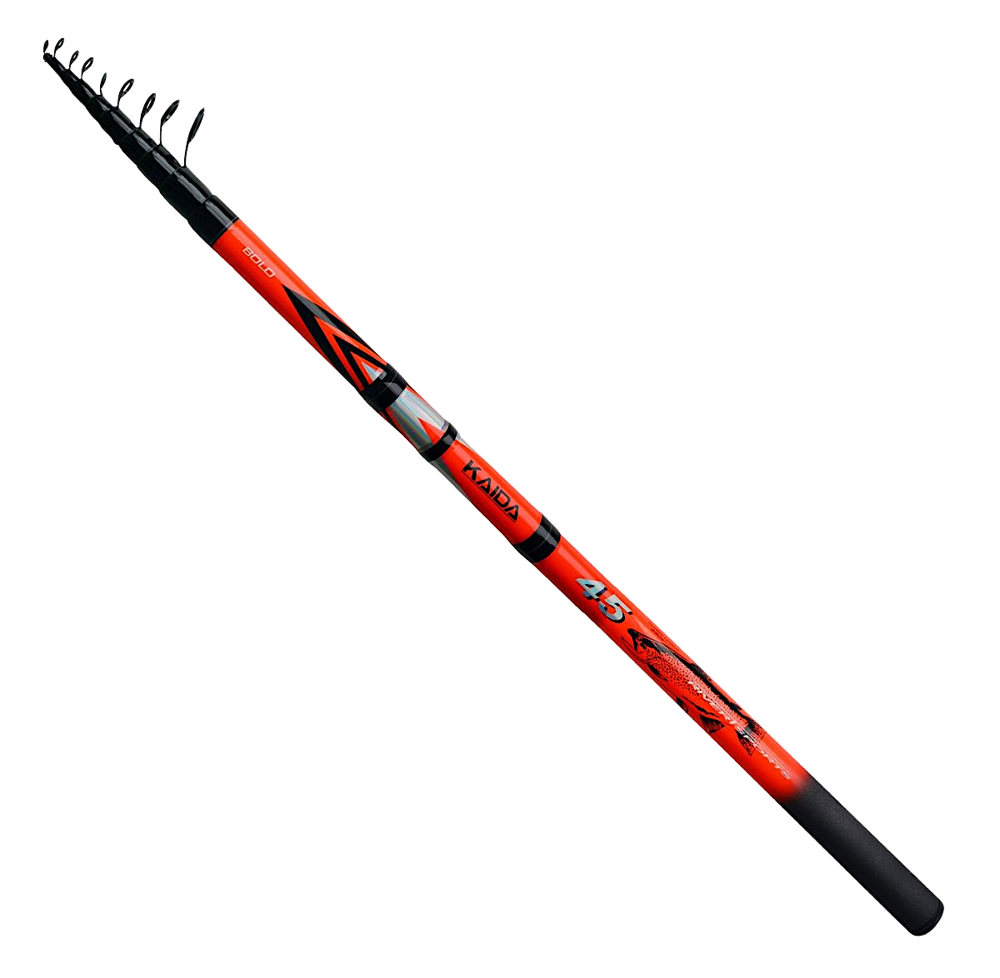Удилище Kaida 835-360 Телескоп Rivert Sports с кольцами 3.6м 15г Вес 170г 8секц. Тр.длина 0.65м