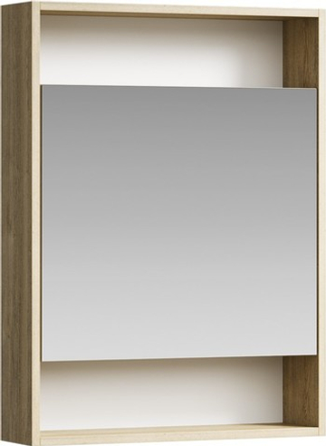 Сити Шкаф-зеркало 60 см , цвет дуб балтийский, SIT0406DB