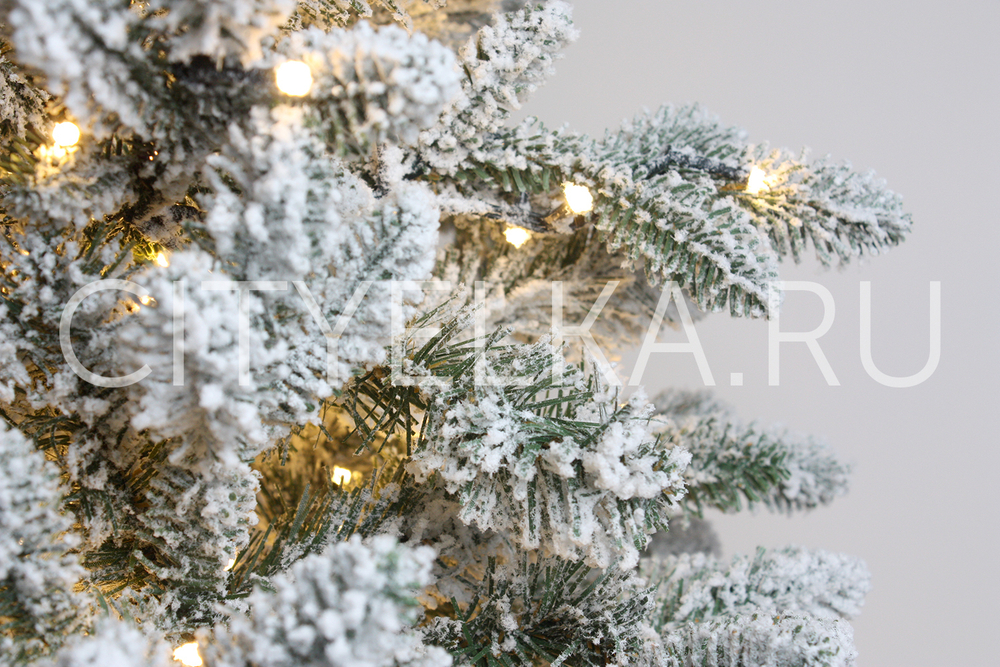 Ель искусственная заснеженная световая "Ветлан"
