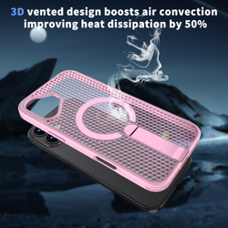 Прозрачный чехол Mesh Pro Magnetic Case для iPhone 16 Plus