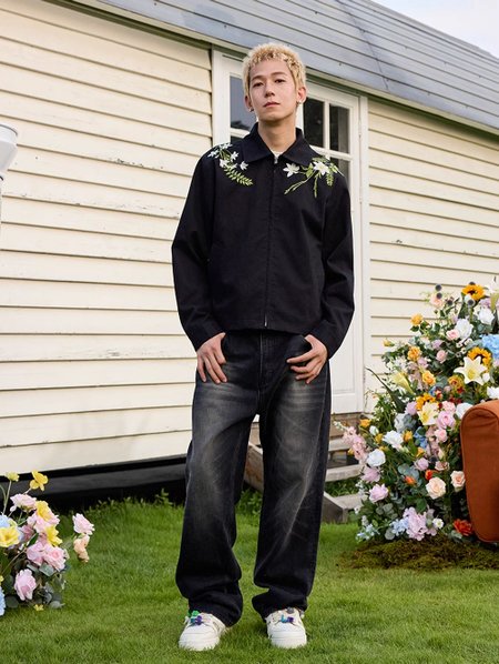 Куртка HARSHandCRUEL "Flowers" Zip Jacket