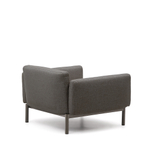 Садовое модульное кресло Sorells из алюминия с серой отделкой