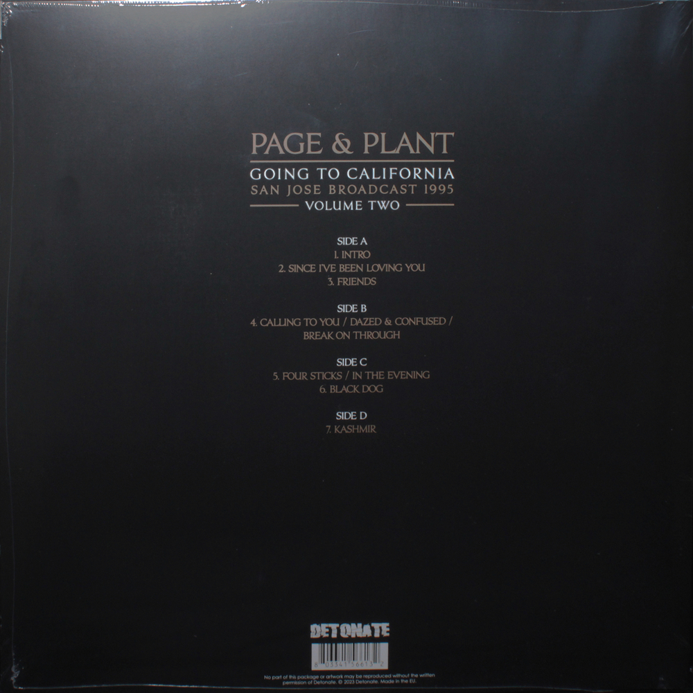 Jimmy Page & Robert Plant / Going To California Vol. 2 (Coloured Vinyl)(2LP)