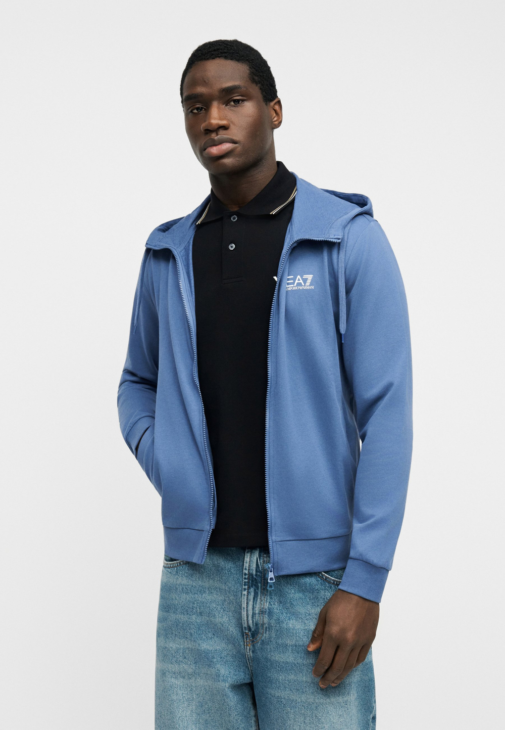 EA7 Emporio Armani UNISEX - Толстовка на молнии - Синий
