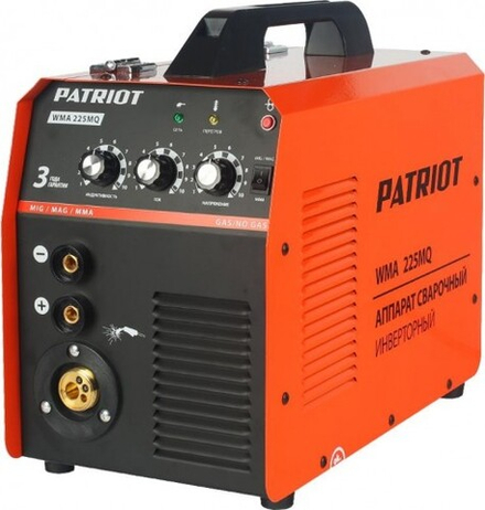 Сварочный полуавтомат PATRIOT  WMA 225M MIG/MAG/MMA 605301755