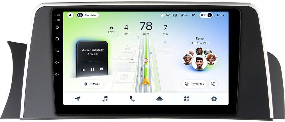 Магнитола для BMW X3 F25 2011-2014 CIC (рамка тип 1) - Teyes CC4L монитор 9" IPS на Android 14, Snapdragon 662, CarPlay, 4G SIM-слот