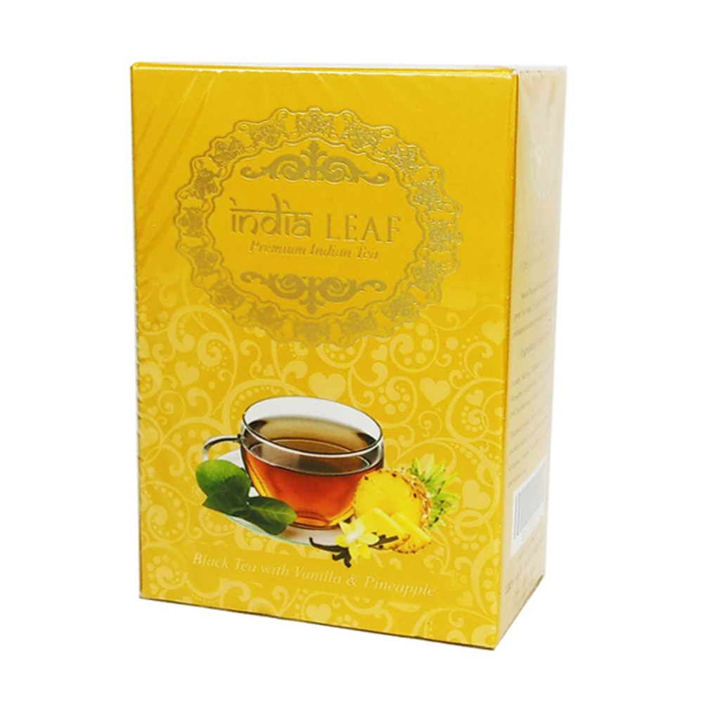 чёрный чай Ассам Ваниль и Ананас Индиа Лиф (Assam Vanilla Paneapple India Leaf), 100 грамм