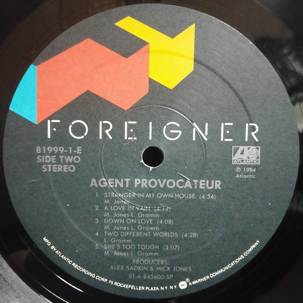 Foreigner / Agent Provocateur (LP)