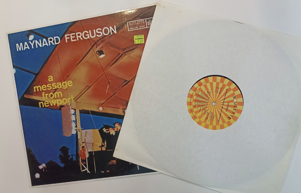 Винтажная виниловая пластинка LP Maynard Ferguson A Message From Newport (Spain)
