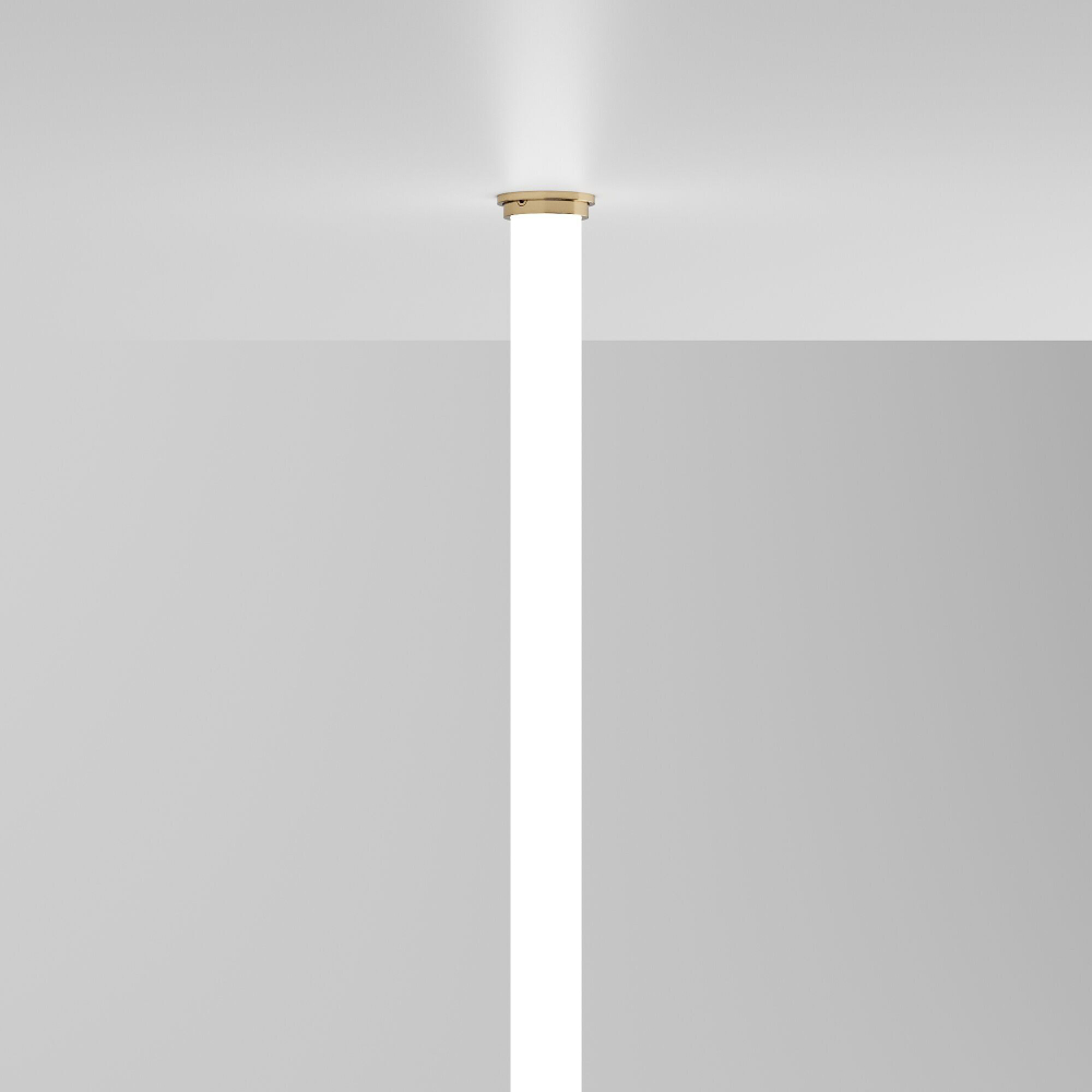 Встраиваемое крепление для круглого гибкого неона Elektrostandard Full light FL 2860 латунь