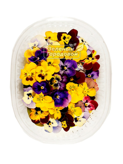 Съедобные цветы виолы (фиалки), большая упаковка 30 шт