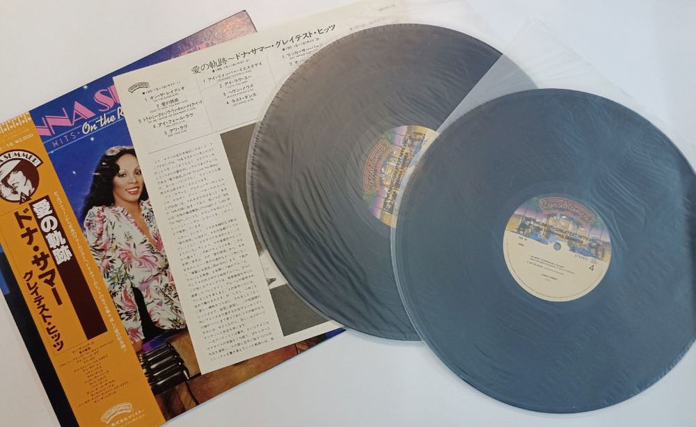Винтажная виниловая пластинка LP Donna Summer On The Radio: Greatest Hits Vol. 1 and 2 (Japan 1980)