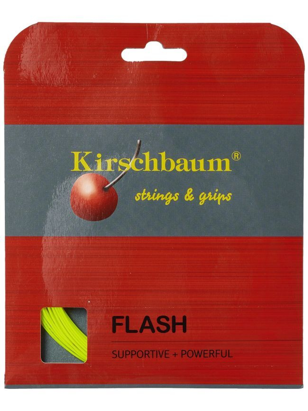 Теннисные струны Kirschbaum Flash (12 m) - желтый