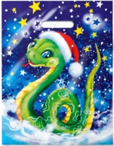 Пакет ПЭ с вырубной ручкой 31х40см (60) (Змейка) НГ Ламинированный Интерпак (х50/500)