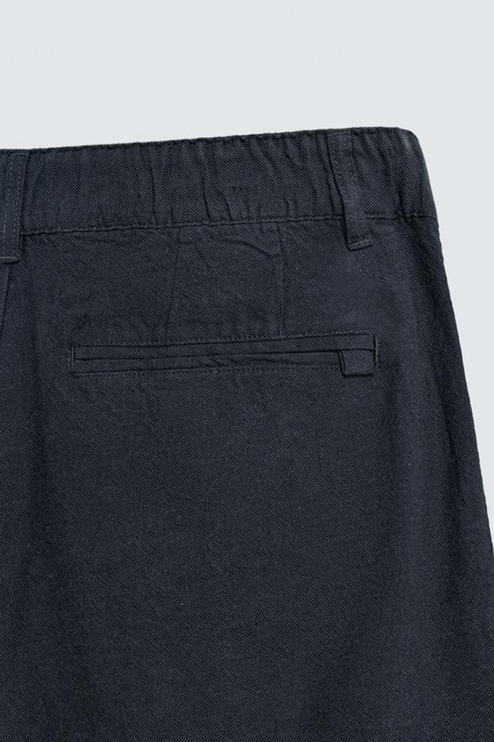 ZARA ШОРТЫ REGULAR FIT ИЗ РЕЛЬЕФНОЙ ТКАНИ, МОРСКОЙ СИНИЙ