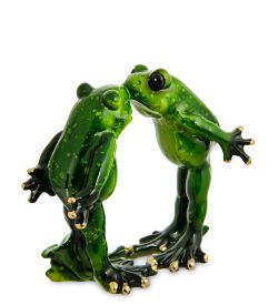 GAEM Art MN- 89 Фигурка «Пара лягушек - нежный поцелуй»