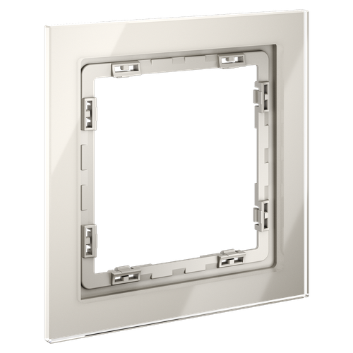 Рамка стеклянная на 1 пост, (кашемир, стекло) Voltum S70 VLS110103