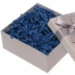 Наполнитель бумажный для подарков «Праздничный вечер» 50г (гофре), синий