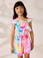 Комбинезон летний для девочки Next AN4-269, Розовый, Синий