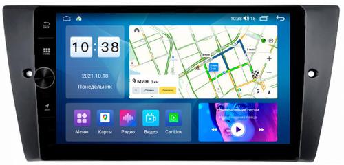 Магнитола для BMW 3-серии (E90) 2005-2012 (без штатного экрана) - Parafar PF397LUX2LHDAV на Android 12, Быстрая, CarPlay, 4G SIM-слот
