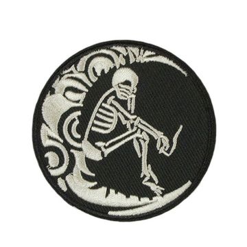 Нашивка термоаппликация на одежду и на рюкзак. Smoke Brake