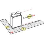 Элемент прозрачный высокий 6x3x10 см для конструктора 5"