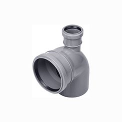 Отвод Ostendorf 110мм/50мм 90 градусов фронт-вверх 33070