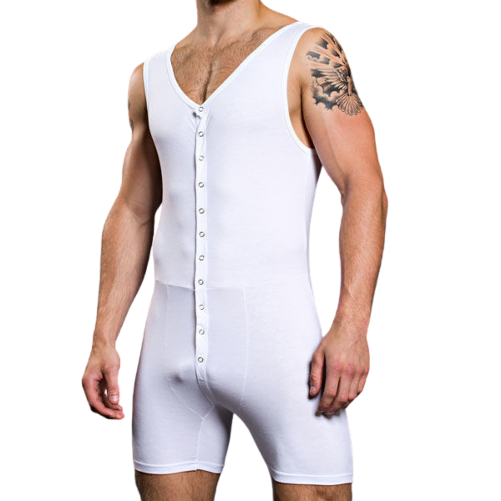 Мужское боди белое Doreanse Man Body 5002