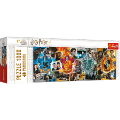 Puzzle "1000 Panorama" - Four Houses of Hogwart / Warner Harry Potter