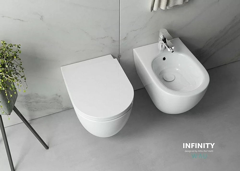 Биде подвесное ISVEA Infinity 10NF41001SV белый