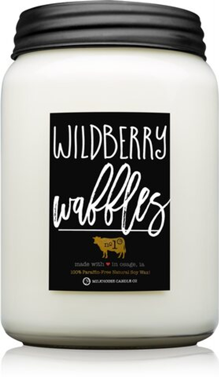 Milkhouse Candle Co. Farmhouse Wildberry Waffles - Ароматическая свеча Mason Jar /   737  g  / GTIN 849564013145