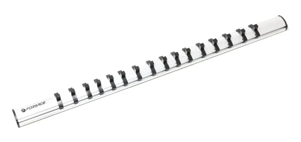 Планка-держатель магнитная для головок 1/4''на 16 предметов, в блистере Forsage F-819206M