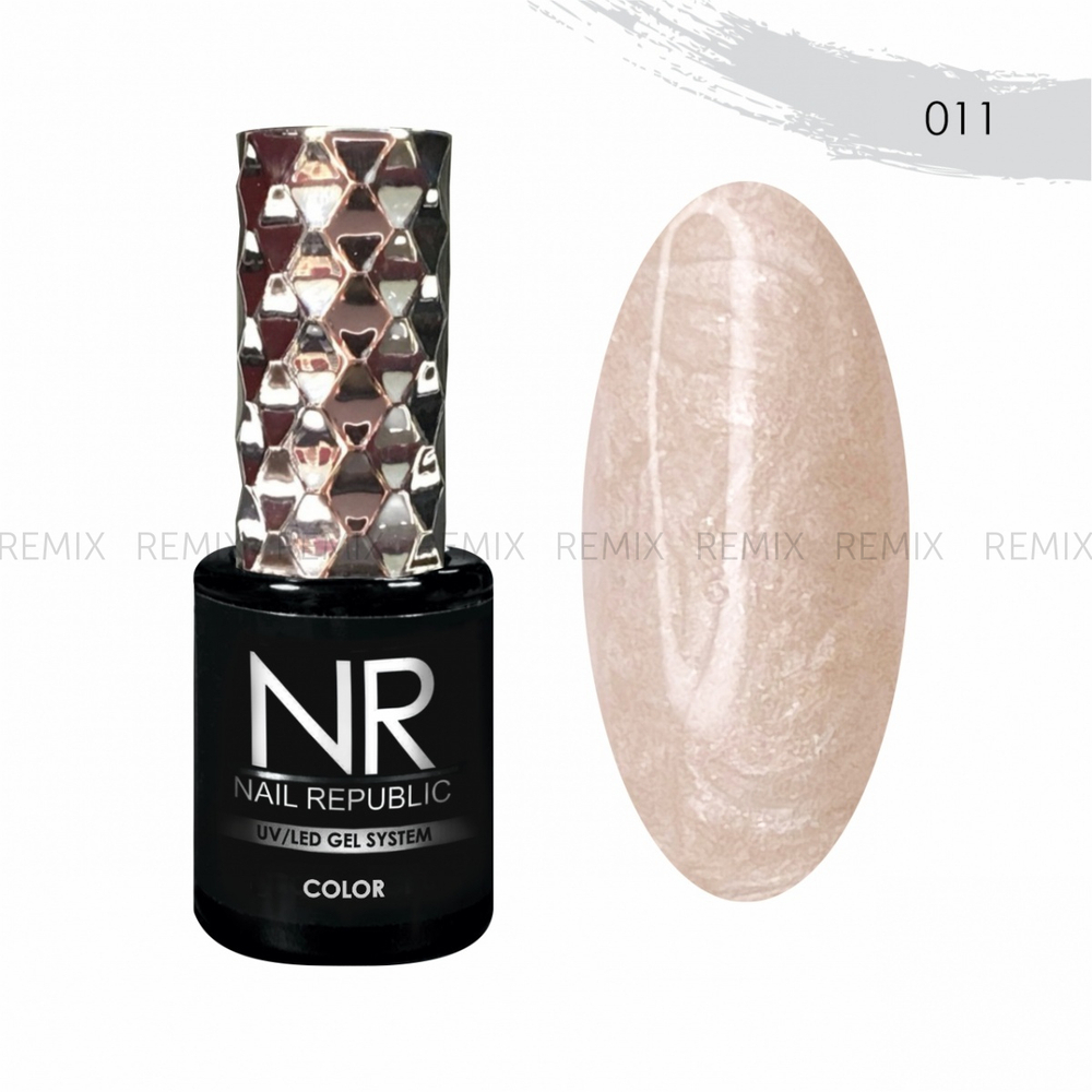 NR-011 Гель-лак, PEARL PRINT (10 мл)