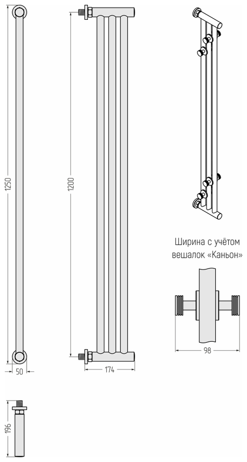 Сунержа Хорда 1200х195