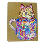 Пазл деревянный фигурный "Лисенок" 68дет. МС-5577-19 (Basir)