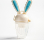 4623699 Ниблер для прикорма, с силиконовой сеточкой "Зайка", цвет голубой 4623699