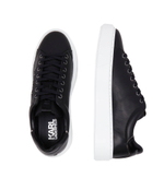 Кожаные кроссовки maxi kup Karl Lagerfeld - черный(KL52219)