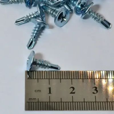 Саморез по металлу с прессшайбой сверло, 4.2х14 (100 шт)