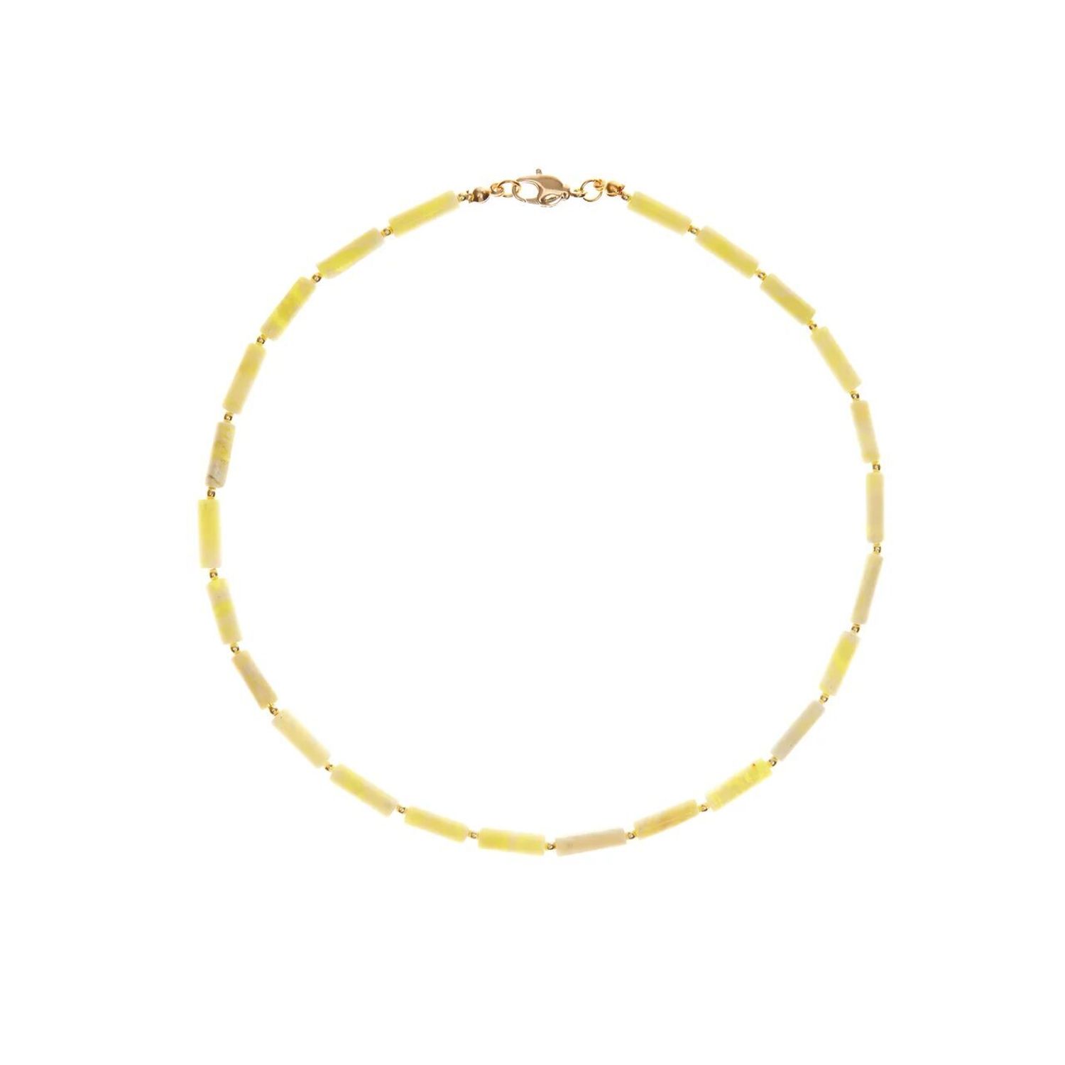 Колье Amazonite Tube Necklace