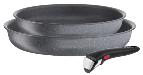 Набор посуды со съемной ручкой Tefal Ingenio Natural Force 3 предмета 22/26 см L3969202