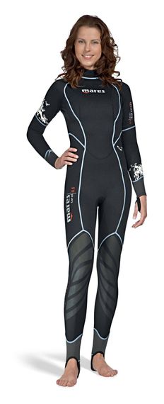Гидрокостюм женский Mares Coral монокостюм 0,5 мм черный