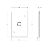 Зеркало Cezares Tiffany 59 45040 с подсветкой Bianco opaco с системой антизапотевания